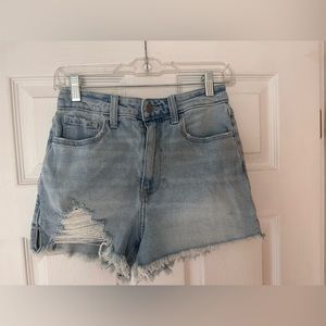 Ultra High Rise Mom Jean Shorts